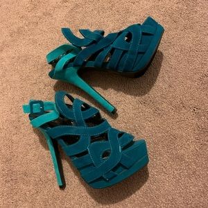 Wild Rose Strappy Heels